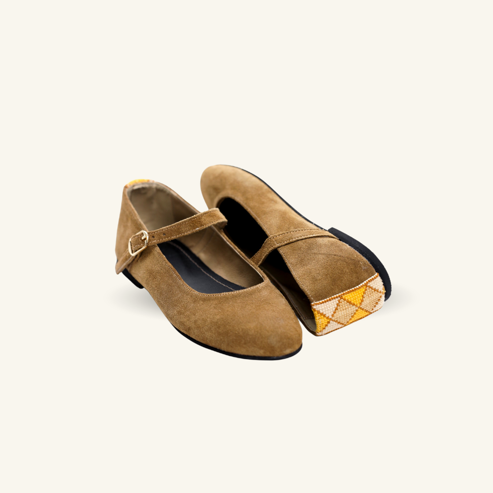Mary Jane Flats – Suede Main image