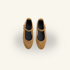 Mary Jane Flats – Suede