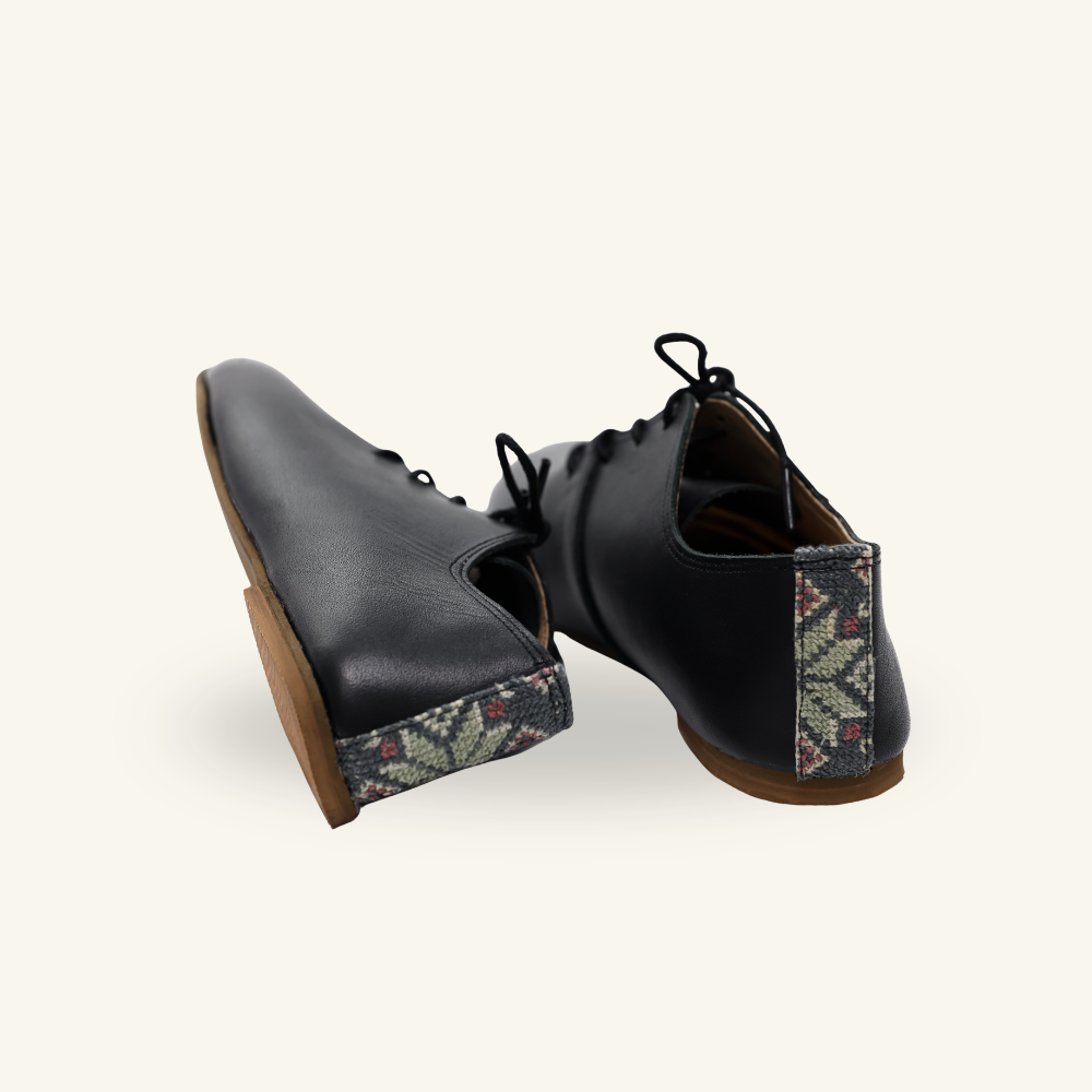 Lace-Up Oxford Flats Secondary image