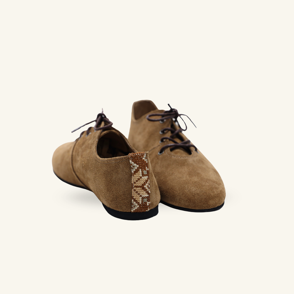 Lace-Up Oxford Flats