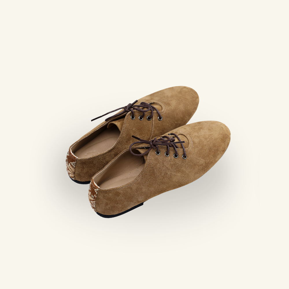 Lace-Up Oxford Flats