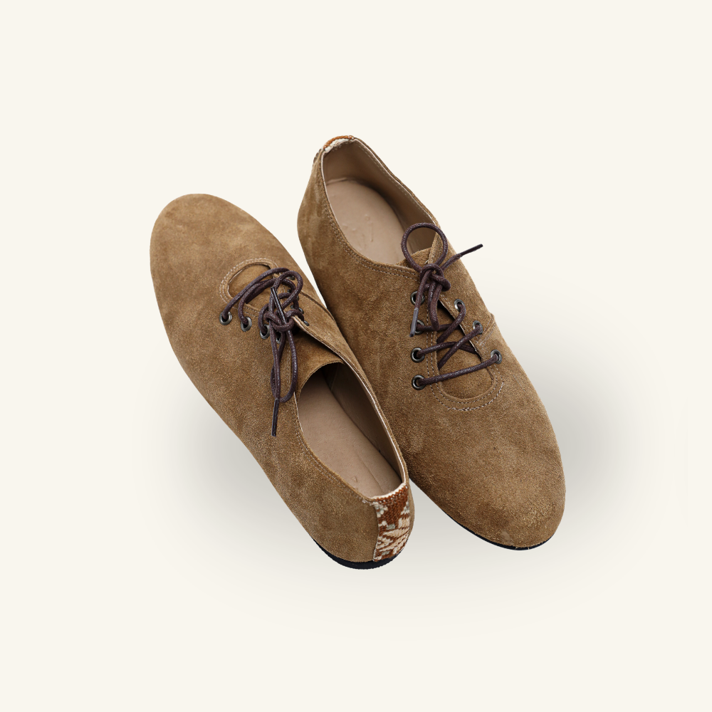 Lace-Up Oxford Flats