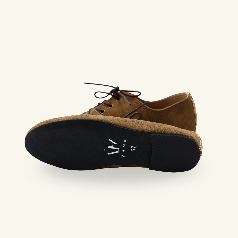 Lace-Up Oxford Flats